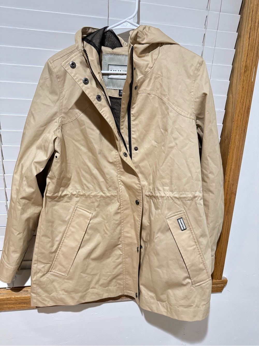 Hunter Women's Beige Hooded jacket